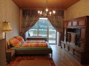 Ferienwohnung in Rüdesheim mit Rheinblick